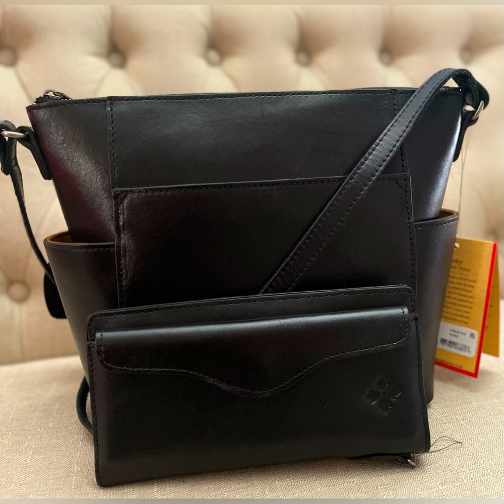Aveley Crossbody and Valentia Smooth Leather Wallet - Picture 1 of 12